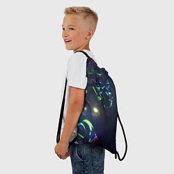 Рюкзак-мешок Космическая битва, цвет: 3D-принт — фото 2