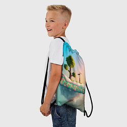 Рюкзак-мешок Облако в Террарии, цвет: 3D-принт — фото 2
