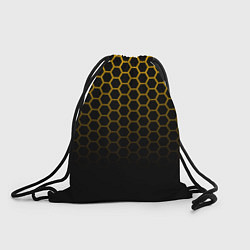 Рюкзак-мешок Неоновая кольчуга Gold neon, цвет: 3D-принт