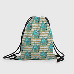 Рюкзак-мешок Щелкунчик и елочка, цвет: 3D-принт