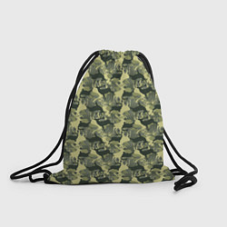 Рюкзак-мешок Олени камуфляж, цвет: 3D-принт