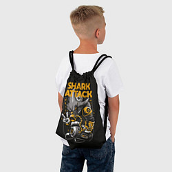 Рюкзак-мешок Shark blast, цвет: 3D-принт — фото 2