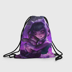 Рюкзак-мешок Goth Annie League Of Legends, цвет: 3D-принт