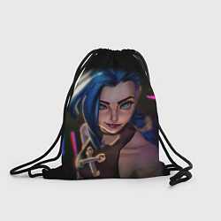 Рюкзак-мешок Jinx - Джинкс Паудер, цвет: 3D-принт