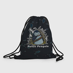 Рюкзак-мешок Counter-Strike Боевой пингвин, цвет: 3D-принт