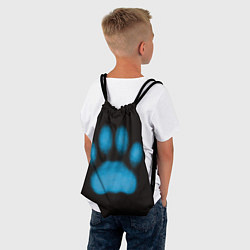 Рюкзак-мешок След кота, цвет: 3D-принт — фото 2