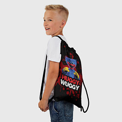 Рюкзак-мешок 3D Хаги ваги Huggy Wuggy Poppy Playtime, цвет: 3D-принт — фото 2
