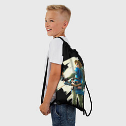 Рюкзак-мешок Линк с луком, цвет: 3D-принт — фото 2