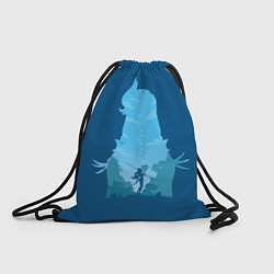 Рюкзак-мешок Шень Хе Genshin Impact, цвет: 3D-принт