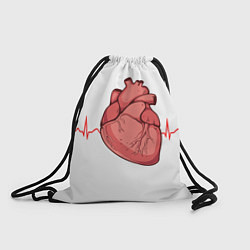 Рюкзак-мешок Анатомия сердца, цвет: 3D-принт