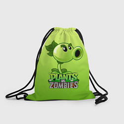Рюкзак-мешок Plants vs Zombies - Горохострел, цвет: 3D-принт
