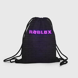 Рюкзак-мешок ROBLOX NEON LOGO ИГРА РОБЛОКС, цвет: 3D-принт