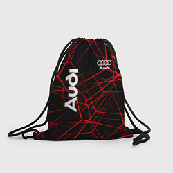 Рюкзак-мешок Audi: Красные линии, цвет: 3D-принт