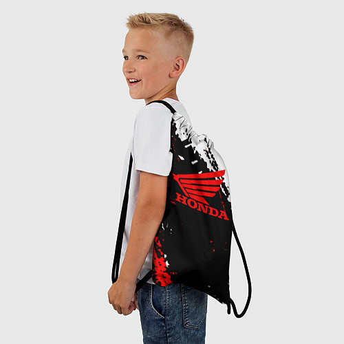 Мешок для обуви Honda Logo Auto / 3D-принт – фото 3
