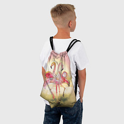 Рюкзак-мешок Танец Любви 2 Фламинго, цвет: 3D-принт — фото 2