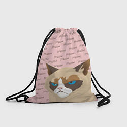 Рюкзак-мешок Angry Cat Злой кот, цвет: 3D-принт