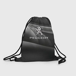 Рюкзак-мешок Peugeot blak, цвет: 3D-принт