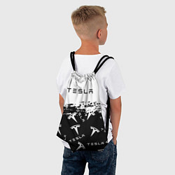 Рюкзак-мешок Tesla - Black & White, цвет: 3D-принт — фото 2