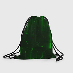 Рюкзак-мешок В Пространстве Неонового Света, цвет: 3D-принт