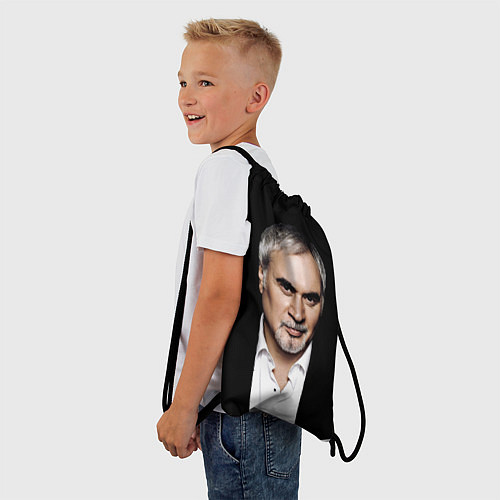 Мешок для обуви МЕЛАДЗЕ НА ЧЕРНОМ ФОНЕ / 3D-принт – фото 3