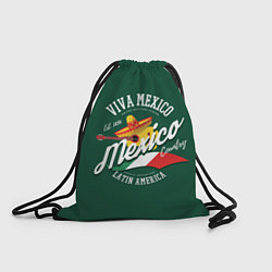 Рюкзак-мешок Мексика Mexico, цвет: 3D-принт