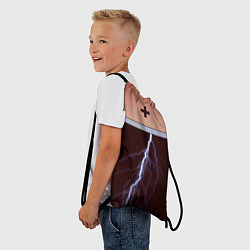 Рюкзак-мешок Батарейка, цвет: 3D-принт — фото 2