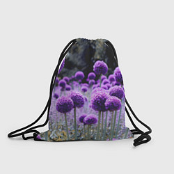 Рюкзак-мешок Цветущая лесная поляна, цвет: 3D-принт
