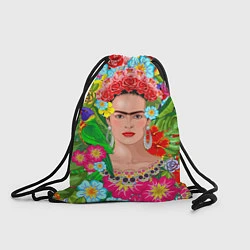 Рюкзак-мешок Фрида Кало Мексика Художник Феминист 3D, цвет: 3D-принт