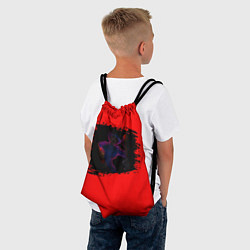 Рюкзак-мешок Неоновый Хагги Вагги, цвет: 3D-принт — фото 2