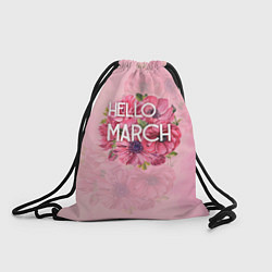 Рюкзак-мешок Hello march, цвет: 3D-принт
