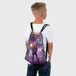 Рюкзак-мешок Cyberpunk 2077 Vi Ви, цвет: 3D-принт — фото 2