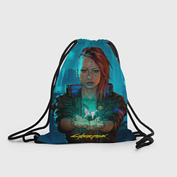 Рюкзак-мешок Vi girl cyberpunk 2077, цвет: 3D-принт
