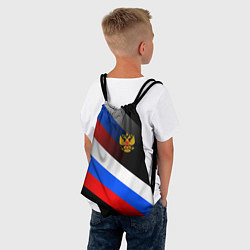 Рюкзак-мешок ФЛАГ РОССИИ ЛИНИИ, цвет: 3D-принт — фото 2