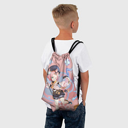 Рюкзак-мешок Cute Diona Genshin Impact, цвет: 3D-принт — фото 2