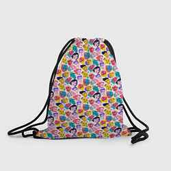 Рюкзак-мешок Лица людей, цвет: 3D-принт