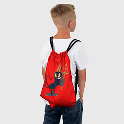 Рюкзак-мешок Дьявол персонаж Cuphead, цвет: 3D-принт — фото 2