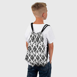 Рюкзак-мешок White Pattern Dope Camo Dope Street Market, цвет: 3D-принт — фото 2