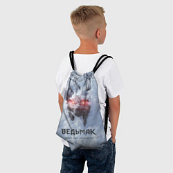 Рюкзак-мешок Волк на снегу Ведьмак 4, цвет: 3D-принт — фото 2