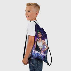 Рюкзак-мешок Judy Cyberpunk2077 Джуди, цвет: 3D-принт — фото 2