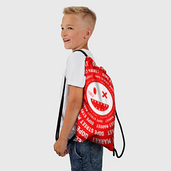 Рюкзак-мешок Счастливый Смайлик Red Dope Street Market, цвет: 3D-принт — фото 2
