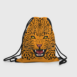 Рюкзак-мешок Leopard Леопард, цвет: 3D-принт