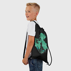 Рюкзак-мешок Силуэт Венти, цвет: 3D-принт — фото 2