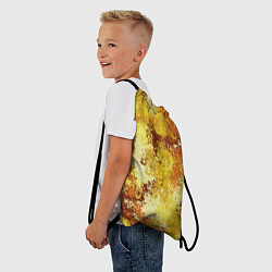 Рюкзак-мешок Спортивный камуфляж Пикси - Лимон, цвет: 3D-принт — фото 2