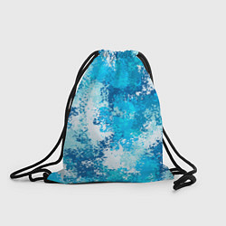 Рюкзак-мешок Спортивный камуфляж Пикси - Лагуна, цвет: 3D-принт