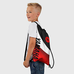 Рюкзак-мешок ЯМАХА - СПОРТИВНЫЙ КАРБОН, цвет: 3D-принт — фото 2