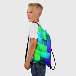 Рюкзак-мешок Color geometrics pattern Vanguard, цвет: 3D-принт — фото 2