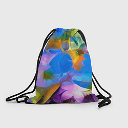 Рюкзак-мешок Цветочный узор Summer, цвет: 3D-принт