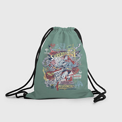Рюкзак-мешок Постер Супермана, цвет: 3D-принт
