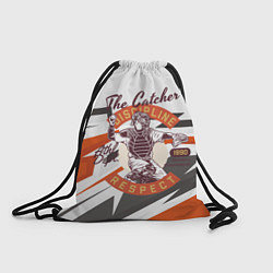 Рюкзак-мешок Catcher Кетчер бейсбол, цвет: 3D-принт