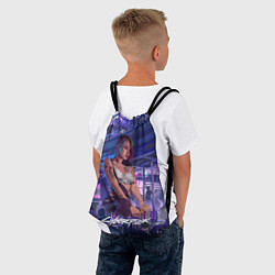 Рюкзак-мешок Jydy Джуди Cyberpunk2077, цвет: 3D-принт — фото 2